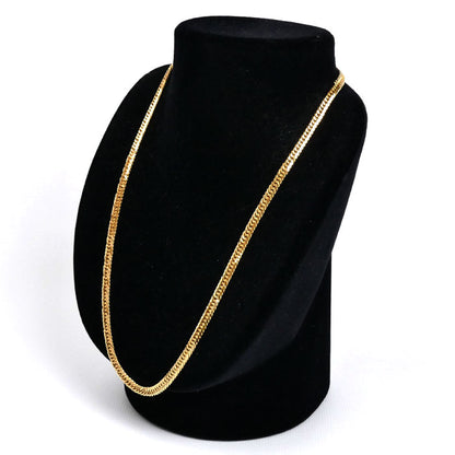 K18YG イエローゴールド ネックレス 喜平8面トリプルカット 30.7g 50cm メンズ【中古】