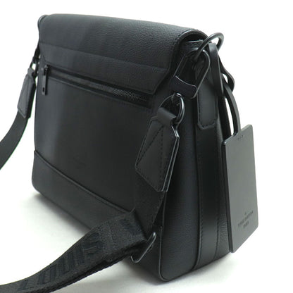 LOUIS VUITTON ルイ・ヴィトン テイクオフメッセンジャー ショルダーバッグ ブラック M57080 ICチップ メンズ【中古】【美品】