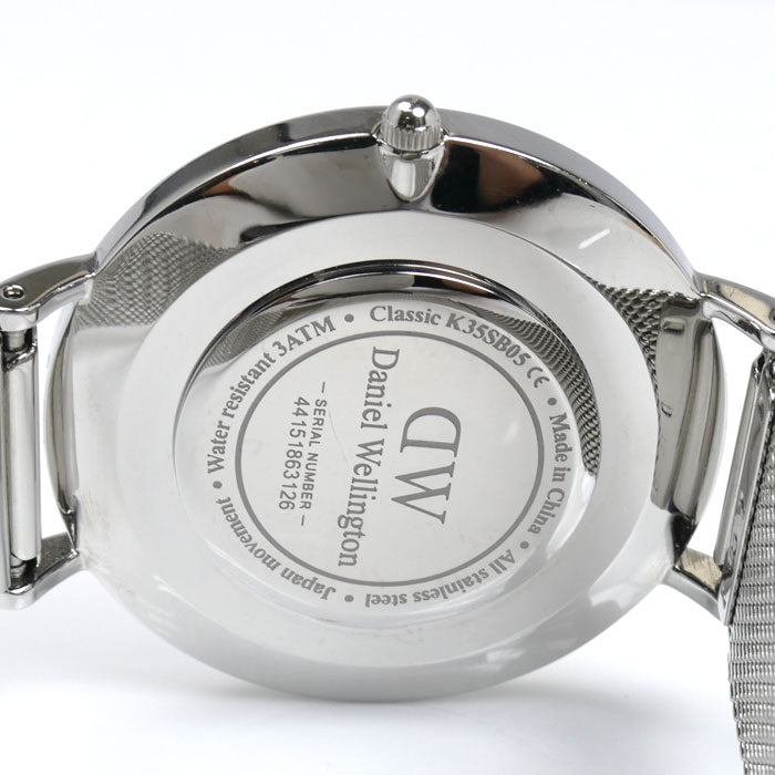 Daniel Wellington ダニエルウェリントン Classic 36mm 腕時計 電池式 DW00100304 ユニセックス【中古】
