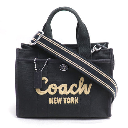 COACH コーチ カーゴ トート 26 2Wayショルダーバッグ ブラック CP164 LHBLK レディース【中古】