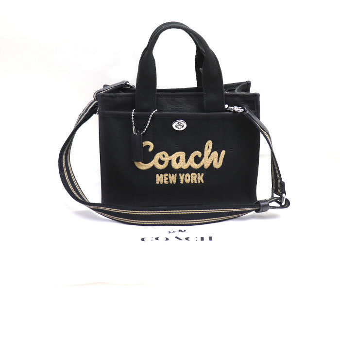 COACH コーチ カーゴ トート 26 2Wayショルダーバッグ ブラック CP164 LHBLK レディース【中古】
