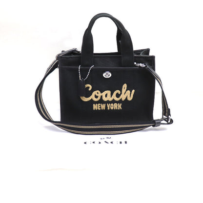 COACH コーチ カーゴ トート 26 2Wayショルダーバッグ ブラック CP164 LHBLK レディース【中古】