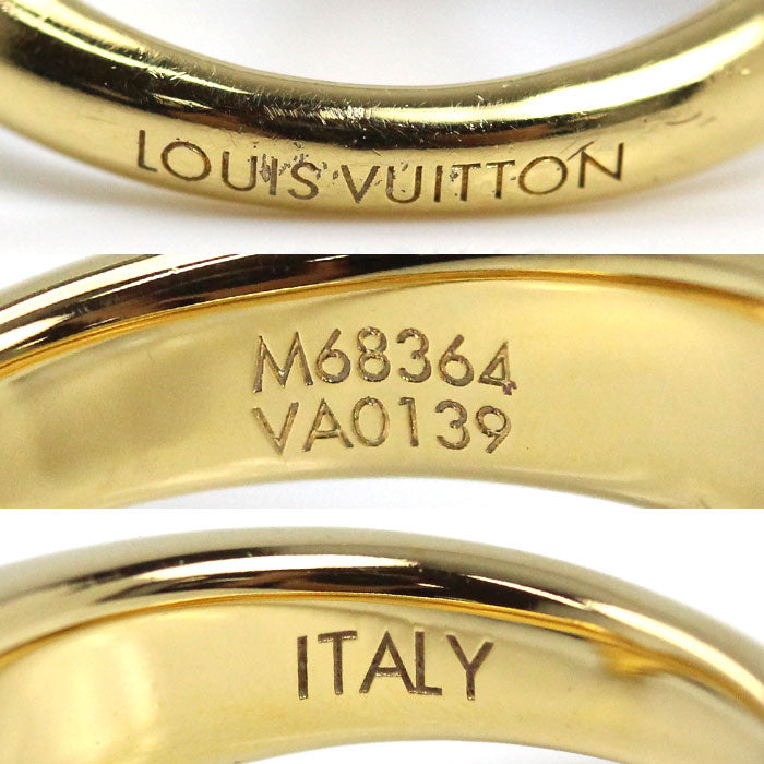 LOUIS VUITTON ルイ・ヴィトン メタル エセンシャル V ペルル リング・指輪 M68364 VA0139 12.5号 レディース【中古】