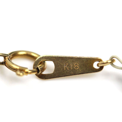 K18YG イエローゴールド マルチカラー ブレスレット トルマリン 5.8g 16.5cm レディース【中古】