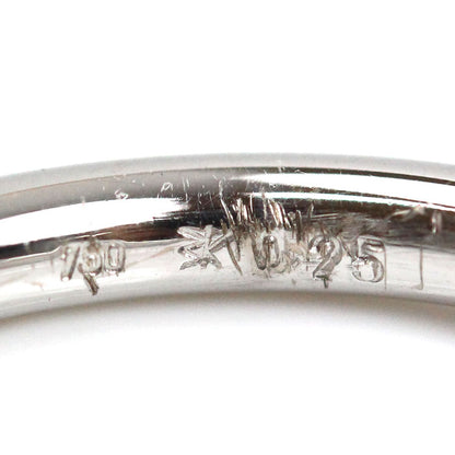 K18WG ホワイトゴールド リング・指輪 ダイヤモンド0.25ct 13号 5.1g レディース【中古】