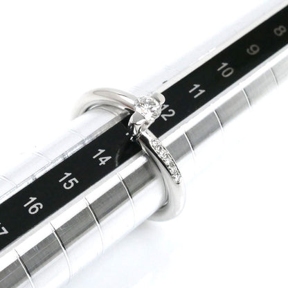 K18WG ホワイトゴールド リング・指輪 ダイヤモンド0.25ct 13号 5.1g レディース【中古】