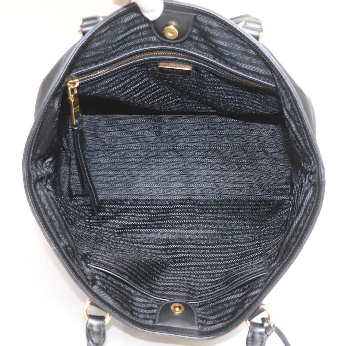 PRADA プラダ テスート ナイロントート トートバッグ ブラック 1BG158 レディース【中古】【美品】