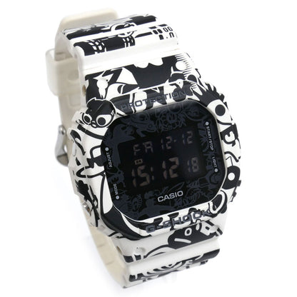CASIO カシオ G-SHOCK G-UNIVERSE 腕時計 電池式 ホワイト ブラック DW-5600GU-7JR メンズ【中古】