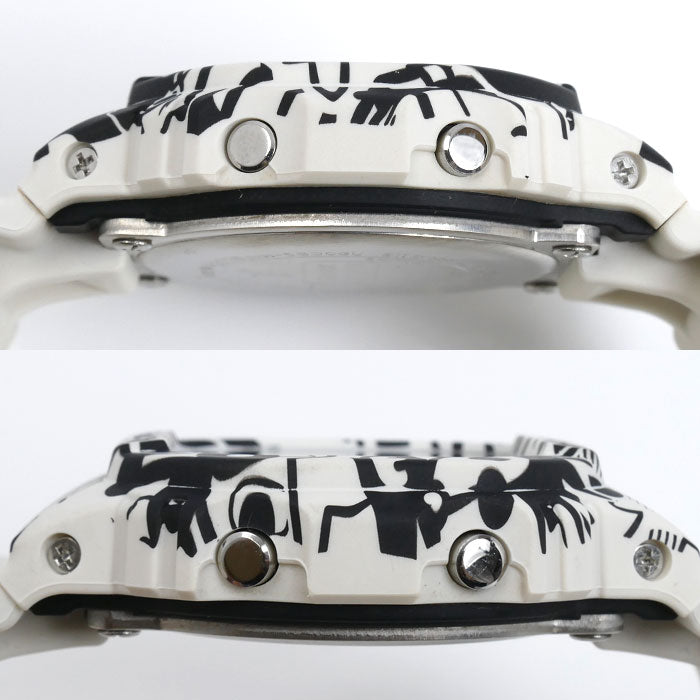 CASIO カシオ G-SHOCK G-UNIVERSE 腕時計 電池式 ホワイト ブラック DW-5600GU-7JR メンズ【中古】