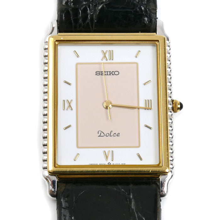 SEIKO セイコー DOLCE ドルチェ 14KT/SS 腕時計 電池式 9531-5120 14金 メンズ【中古】