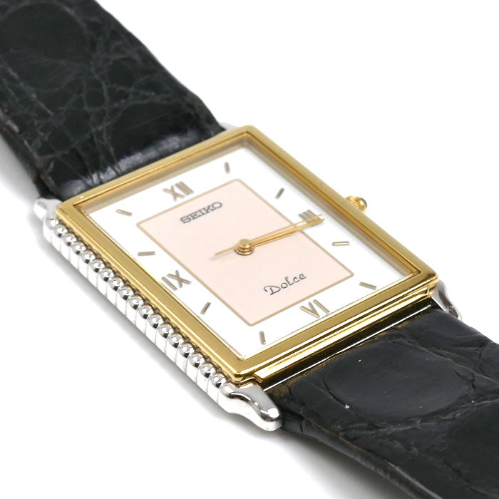 SEIKO セイコー DOLCE ドルチェ 14KT/SS 腕時計 電池式 9531-5120 14金 メンズ【中古】