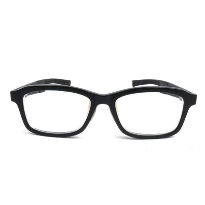 999.9 フォーナインズ メガネ ブラックマット SP-27 度付き メンズ 54□17 138 91 24K【中古】