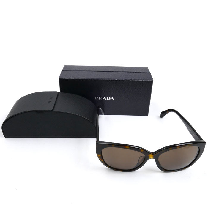 PRADA プラダ サングラス ブラウン ハバナ SPR16X-F レディース 59□16 2AU-8C1 140 3N【中古】