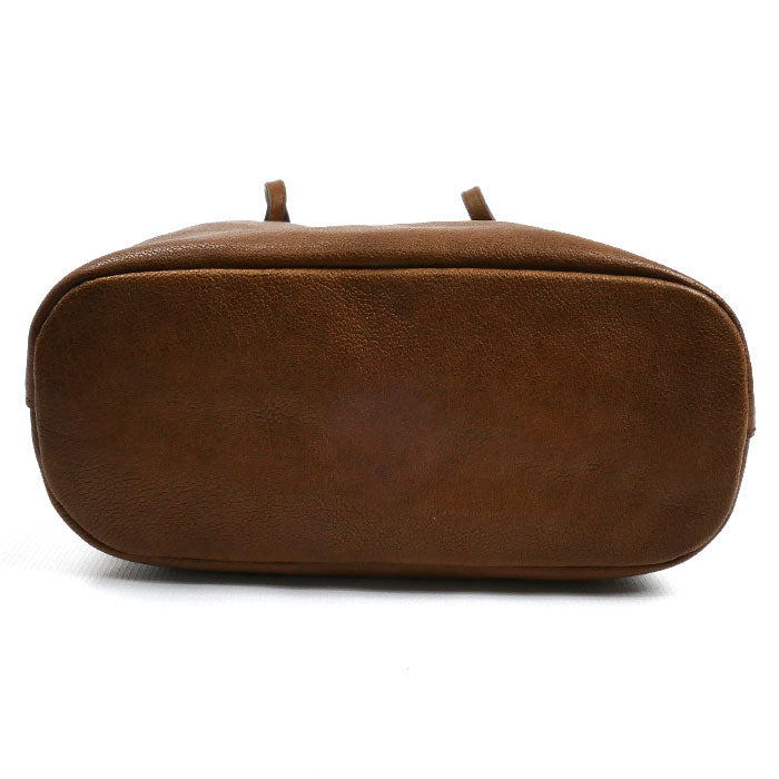 MIUMIU ミュウミュウ ナッパレザー ミニバッグ ショルダーバッグ ブラウン 5NF460 ICチップ レディース【中古】