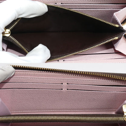 LOUIS VUITTON ルイ・ヴィトン ポルトフォイユクレマンス 長財布 ラウンドファスナー モノグラム ローズバレリーヌ M61298 CA2187 レディース【中古】