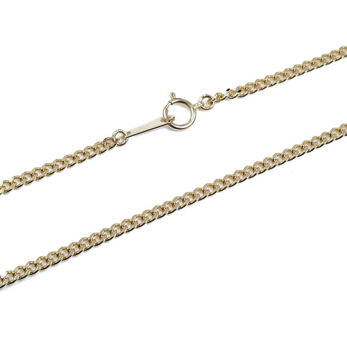 K18YG イエローゴールド ネックレス 喜平2面カット 10.1g 50cm ユニセックス【中古】【美品】