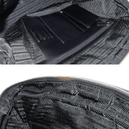 PRADA プラダ テスート トラベル ブリーフケース ブラック VS0067 メンズ【中古】