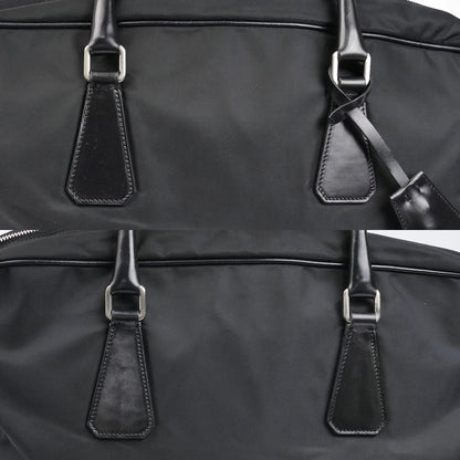 PRADA プラダ テスート トラベル ブリーフケース ブラック VS0067 メンズ【中古】