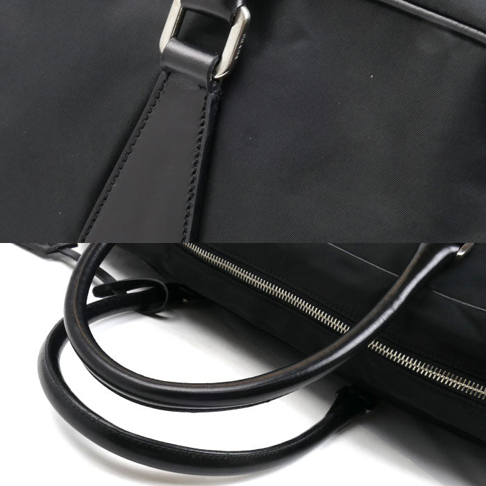 PRADA プラダ テスート トラベル ブリーフケース ブラック VS0067 メンズ【中古】