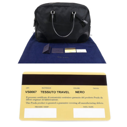 PRADA プラダ テスート トラベル ブリーフケース ブラック VS0067 メンズ【中古】
