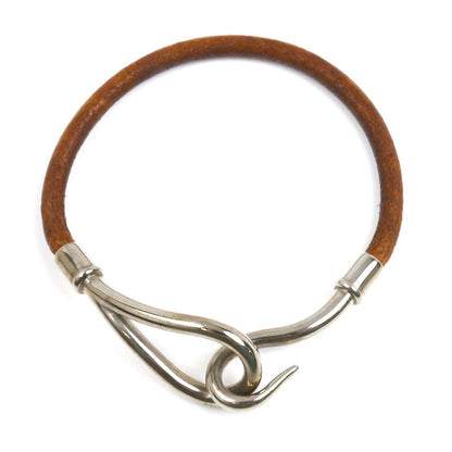 HERMES エルメス レザー ジャンボ ブレスレット 16cm レディース【中古】