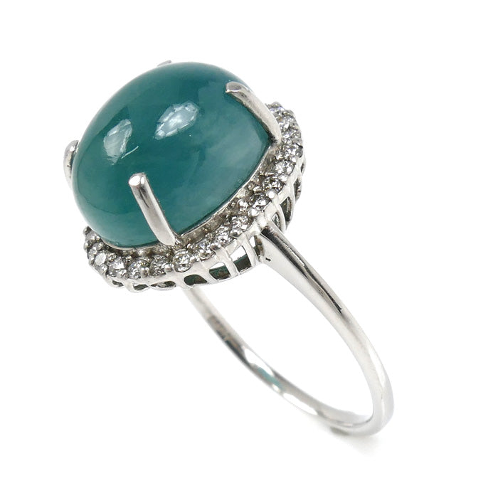 Pt900プラチナ グランディディエライト5.04ct リング・指輪 ダイヤモンド0.19ct 8号 3.8g レディース【中古】【美品】