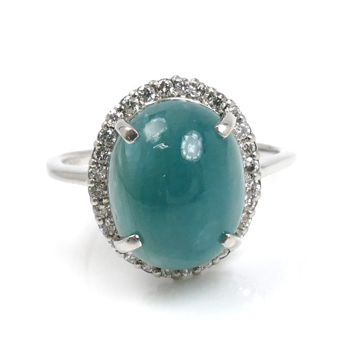 Pt900プラチナ グランディディエライト5.04ct リング・指輪 ダイヤモンド0.19ct 8号 3.8g レディース【中古】【美品】