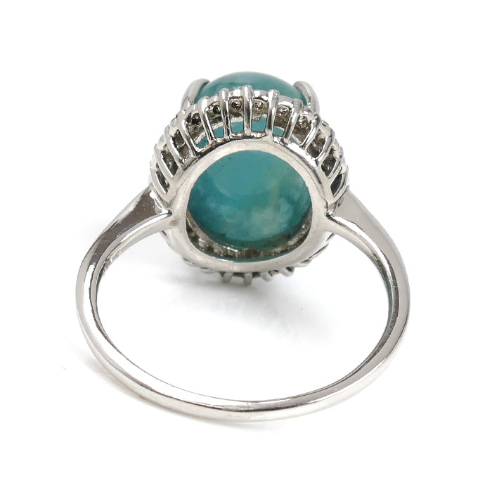 Pt900プラチナ グランディディエライト5.04ct リング・指輪 ダイヤモンド0.19ct 8号 3.8g レディース【中古】【美品】