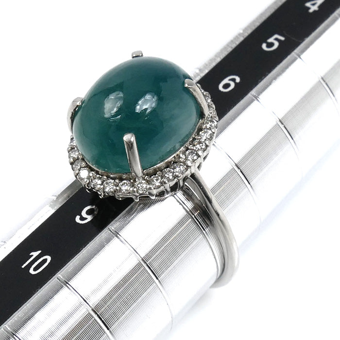 Pt900プラチナ グランディディエライト5.04ct リング・指輪 ダイヤモンド0.19ct 8号 3.8g レディース【中古】【美品】