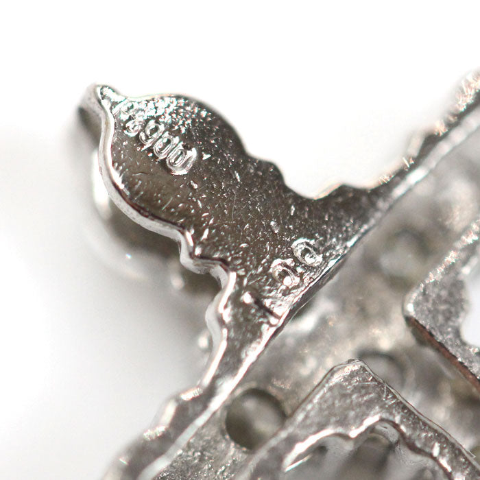 Pt900プラチナ クロス ペンダントトップ ダイヤモンド1.00ct 2.5g レディース【中古】