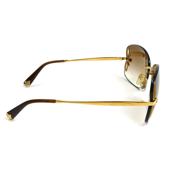 LOUIS VUITTON ルイ・ヴィトン リリー サングラス ブラウン Z0371U M1120 レディース 62□15 【中古】