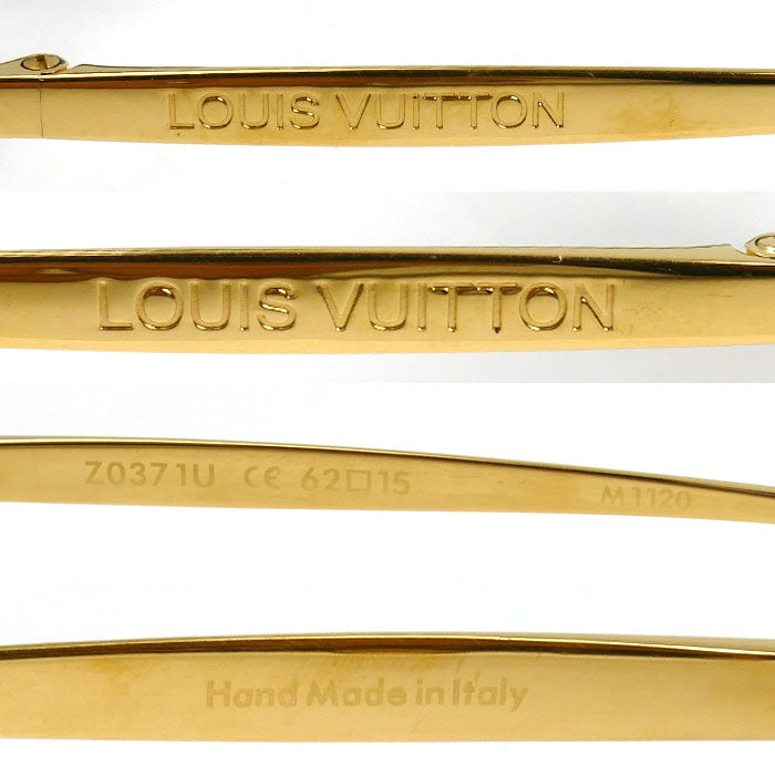 LOUIS VUITTON ルイ・ヴィトン リリー サングラス ブラウン Z0371U M1120 レディース 62□15 【中古】