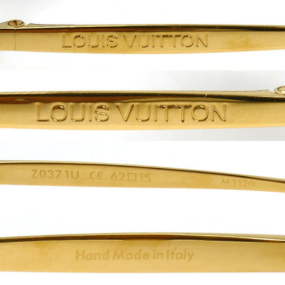 LOUIS VUITTON ルイ・ヴィトン リリー サングラス ブラウン Z0371U M1120 レディース 62□15 【中古】