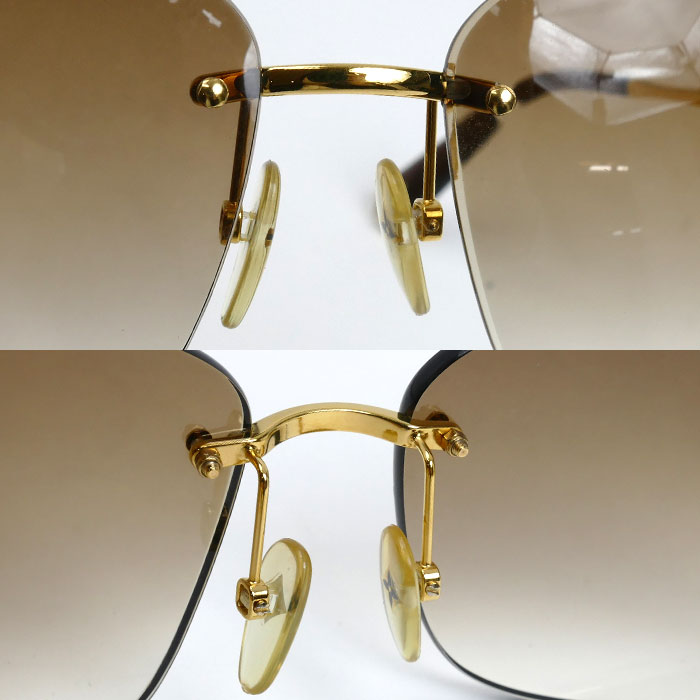 LOUIS VUITTON ルイ・ヴィトン リリー サングラス ブラウン Z0371U M1120 レディース 62□15 【中古】