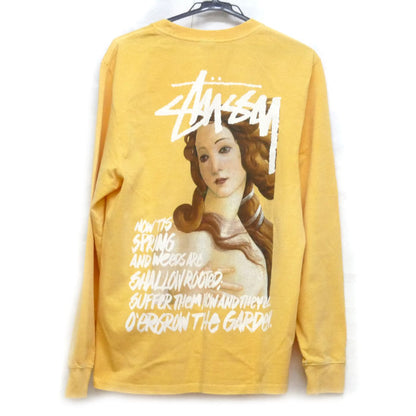 STUSSY ステューシー 長袖Ｔシャツ イエロー RN-94974 CA-28629 M メンズ【中古】