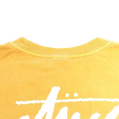STUSSY ステューシー 長袖Ｔシャツ イエロー RN-94974 CA-28629 M メンズ【中古】