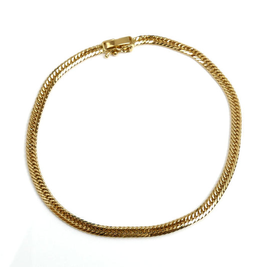 K18YG イエローゴールド アンクレット 喜平8面トリプルカット 10.1g 23.5cm ブレス ユニセックス【中古】