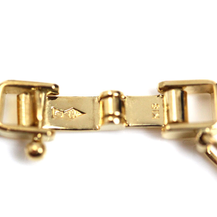 K18YG イエローゴールド アンクレット 喜平8面トリプルカット 10.1g 23.5cm ブレス ユニセックス【中古】