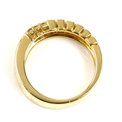 star sand 星の砂 K18YG イエローゴールド リング・指輪 ダイヤモンド0.17ct 8号 5.7g レディース【中古】