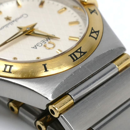 OMEGA オメガ コンステレーション 腕時計 電池式 1372.30 ハーフバー レディース【中古】