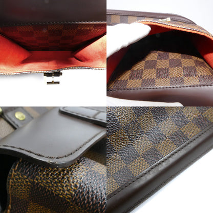 LOUIS VUITTON ルイ・ヴィトン マノスクGM トートバッグ ダミエ ブラウン N51120 BA1005 レディース【中古】