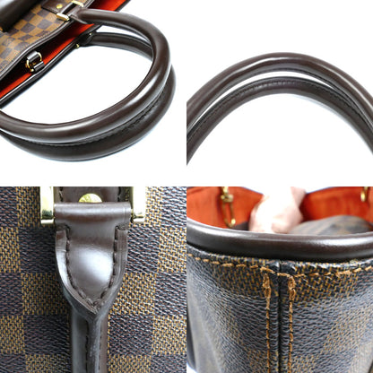 LOUIS VUITTON ルイ・ヴィトン マノスクGM トートバッグ ダミエ ブラウン N51120 BA1005 レディース【中古】
