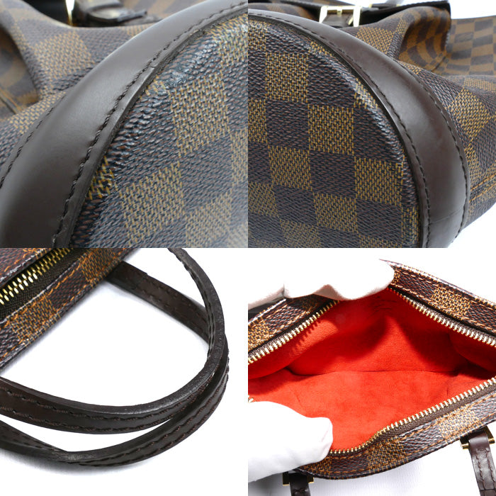 LOUIS VUITTON ルイ・ヴィトン マノスクGM トートバッグ ダミエ ブラウン N51120 BA1005 レディース【中古】