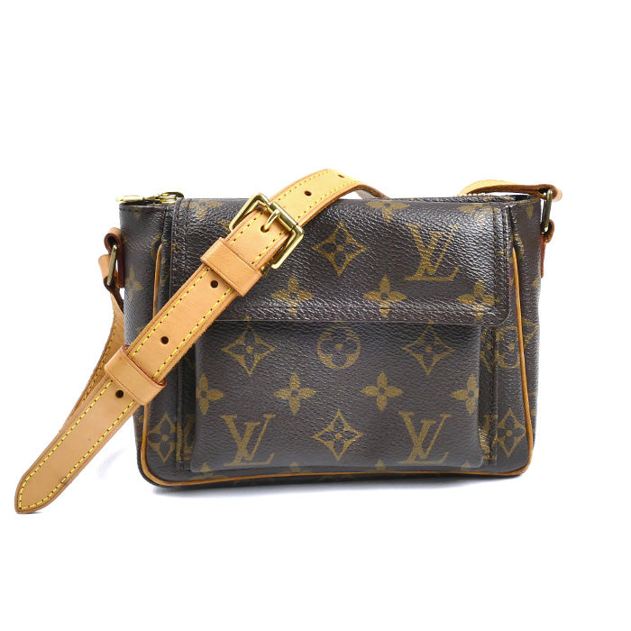 LOUIS VUITTON ルイ・ヴィトン ヴィバシテPM ショルダーバッグ モノグラム ブラウン M51165 CA0094 レディース【中古】