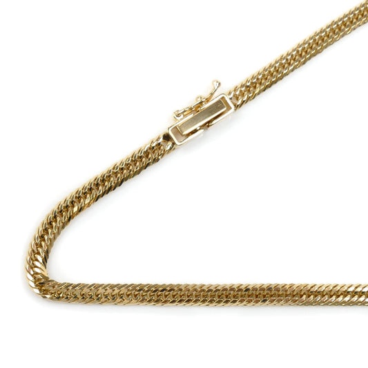 K18YG イエローゴールド ネックレス 喜平12面トリプルカット 12.6g 50cm メンズ【中古】