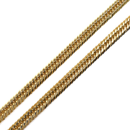 K18YG イエローゴールド ネックレス 喜平12面トリプルカット 12.6g 50cm メンズ【中古】