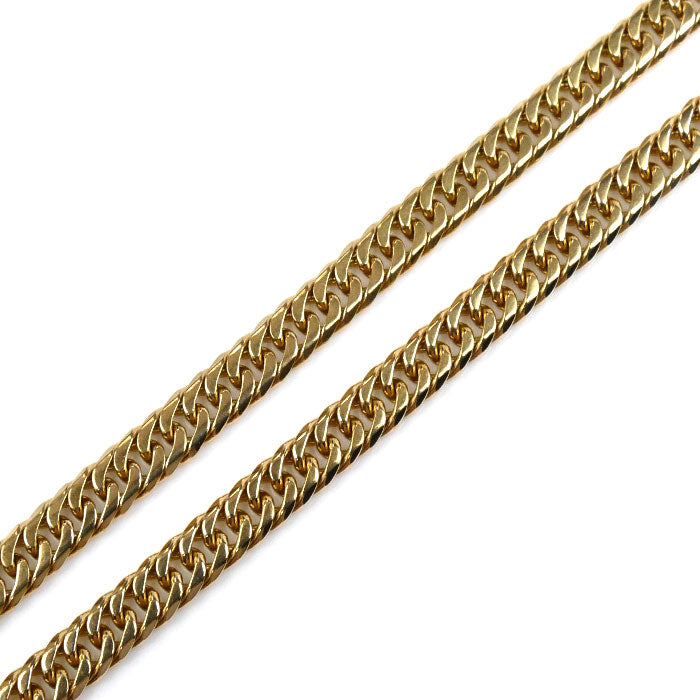 K18YG イエローゴールド ネックレス 喜平6面Wカット 19.7g 51cm メンズ【中古】