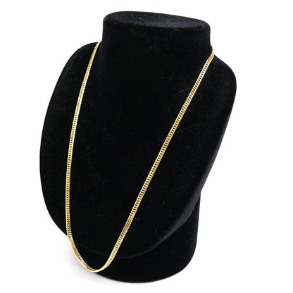 K18YG イエローゴールド ネックレス 喜平6面Wカット 19.7g 51cm メンズ【中古】