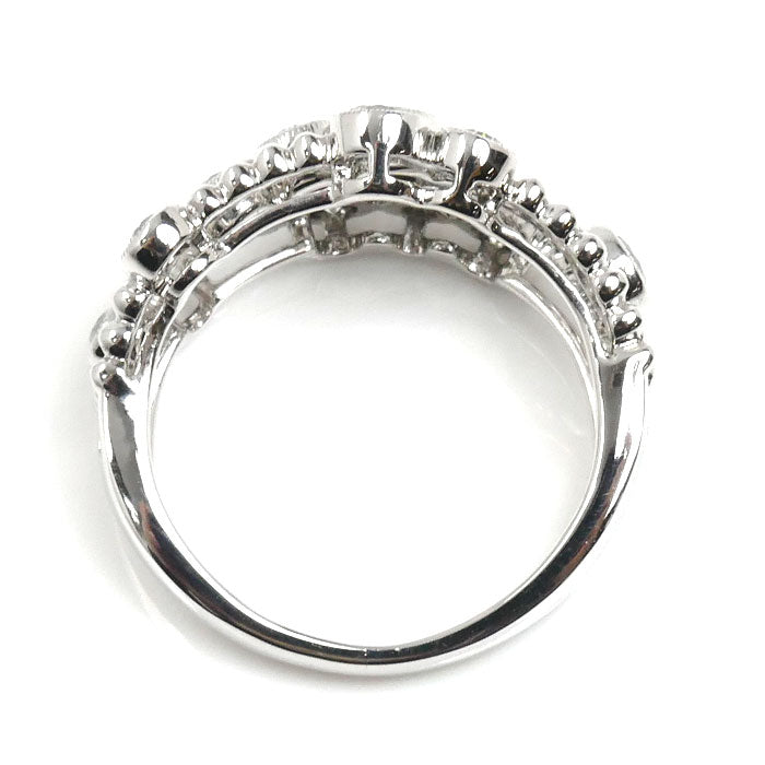 K18WG ホワイトゴールド リング・指輪 ダイヤモンド1.00ct 13号 6.3g レディース【中古】【美品】