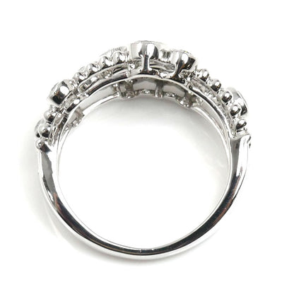 K18WG ホワイトゴールド リング・指輪 ダイヤモンド1.00ct 13号 6.3g レディース【中古】【美品】
